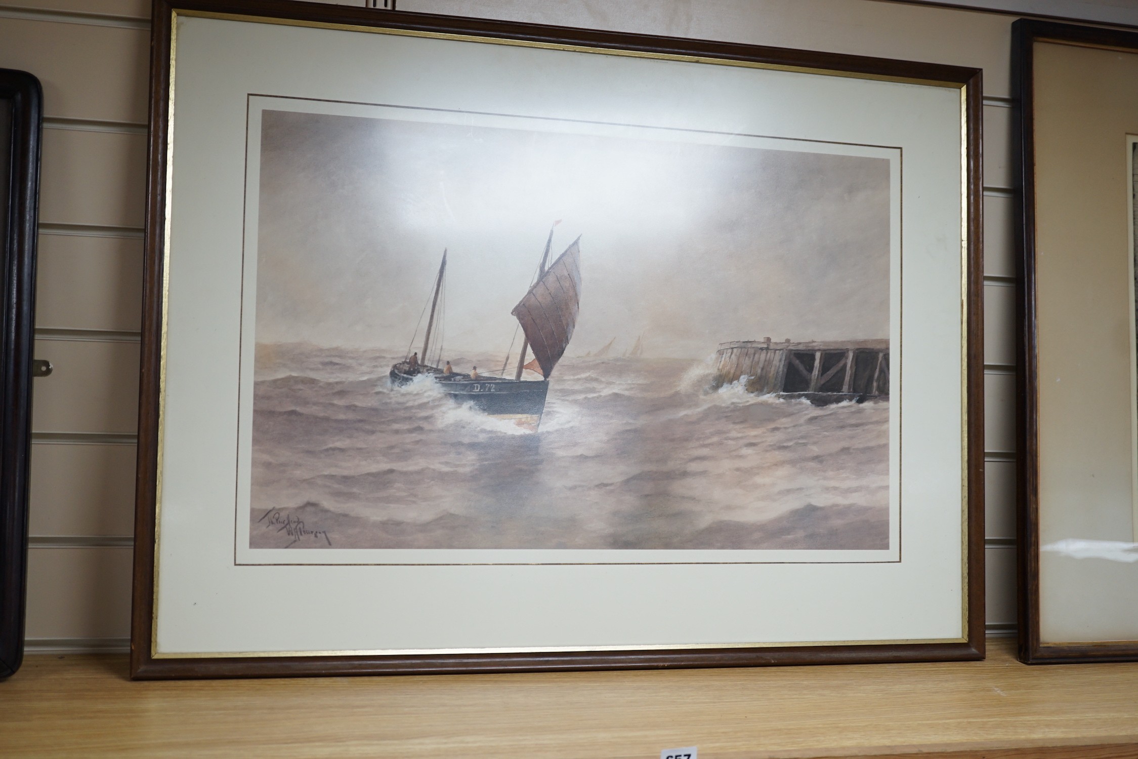 William Henry Pearson, (b.1914), watercolour, 'The Pier Head', signed and titled, 42 x 66cm